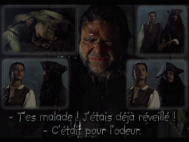 Wallpapers Movies Pirates of the Caribbean - The Curse Of The Black Pearl T'es malade ! J'tais dj rveill !