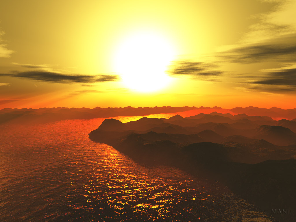 Wallpapers Digital Art 3D - Terragen Odd atmosphear...