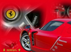 Fonds d'cran Voitures Team Ferrari Enzo 'Cybersonic'