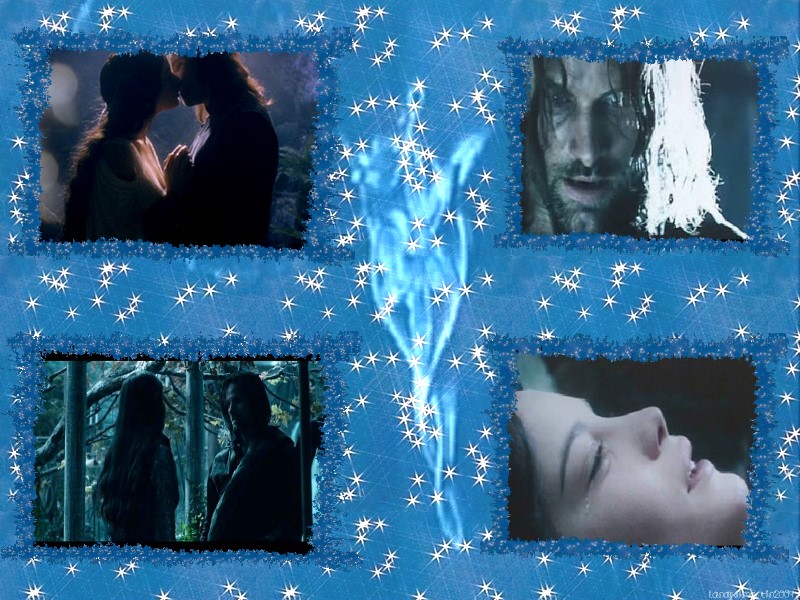 Wallpapers Movies The Lord of the Rings: The Return of the King Aragorn et Arwen, une vie ensembles