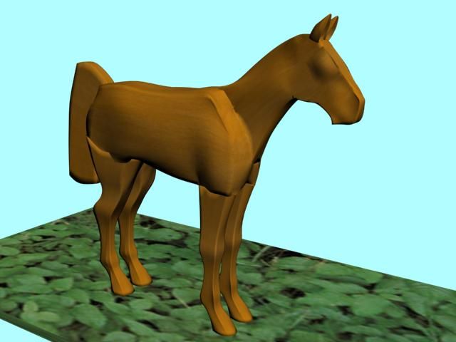 Fonds d'cran Art - Numrique 3D - Divers Cheval