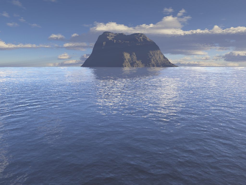 Fonds d'cran Art - Numrique 3D - Terragen Mysterious Island