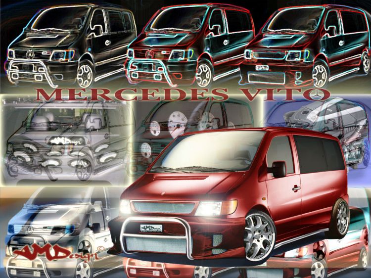 Wallpapers Cars Tuning Mercedes Vito