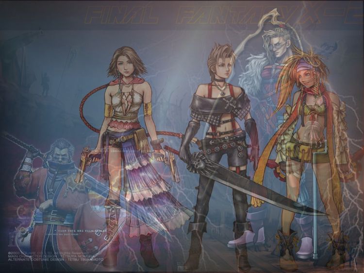 Wallpapers Video Games Final Fantasy X-2 & Phantasy Star Online un petit delire de moi