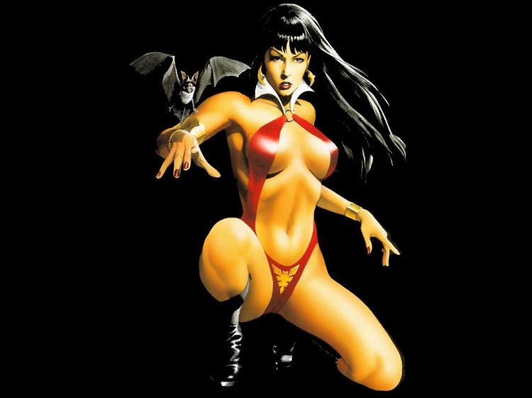 Fonds d'cran Comics et BDs Vampirella deesse vampire