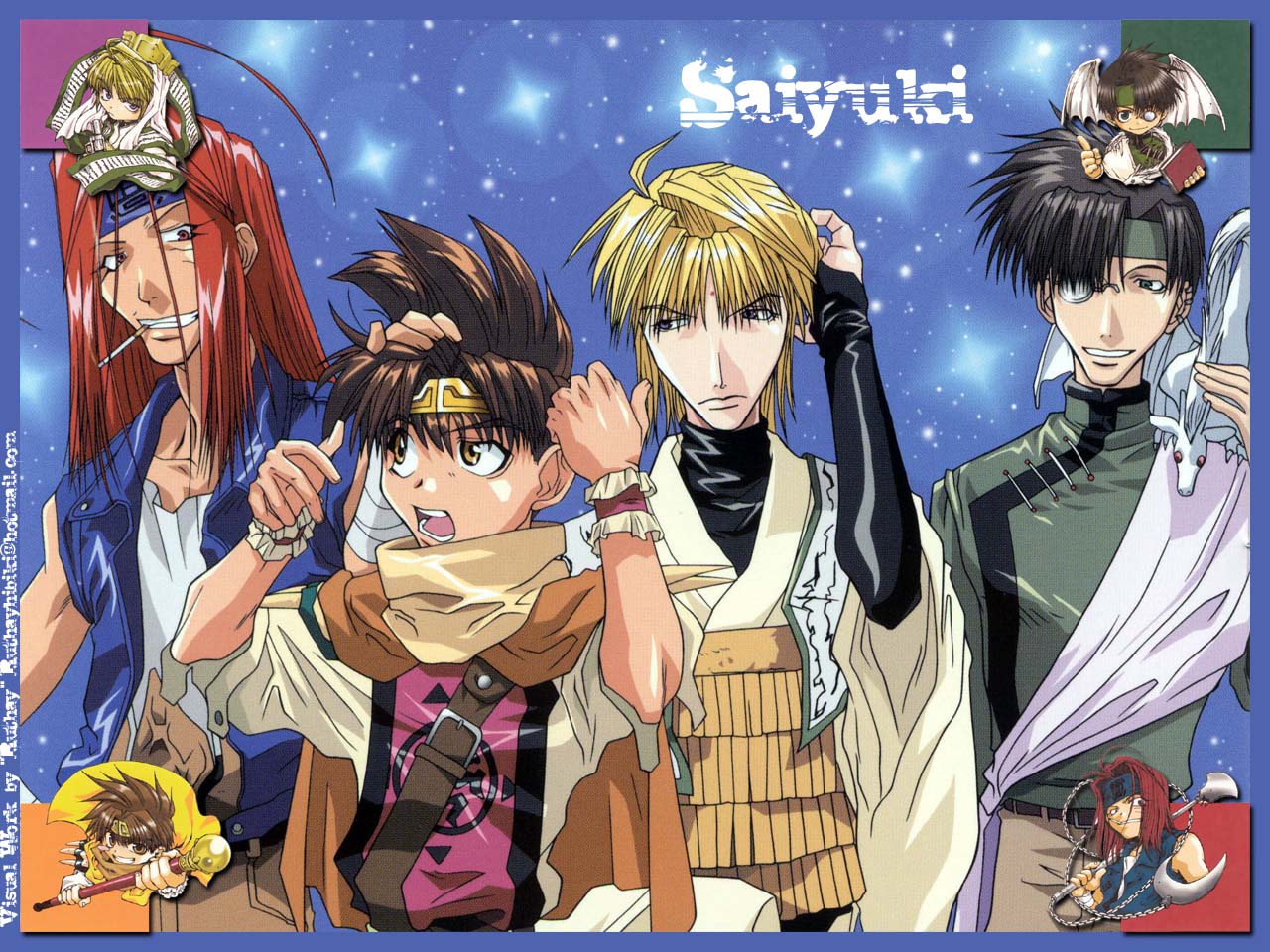 Fonds d'cran Manga Saiyuki Ruthay Saiyuki 03