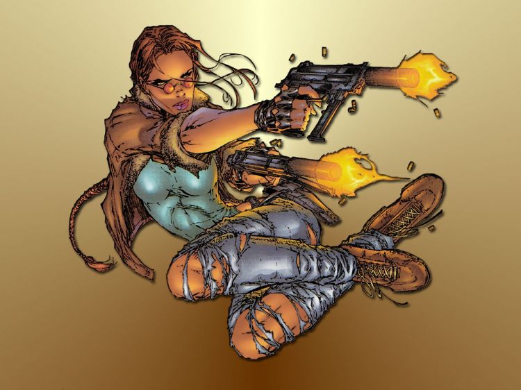 Fonds d'cran Comics et BDs Lara Croft hum lara