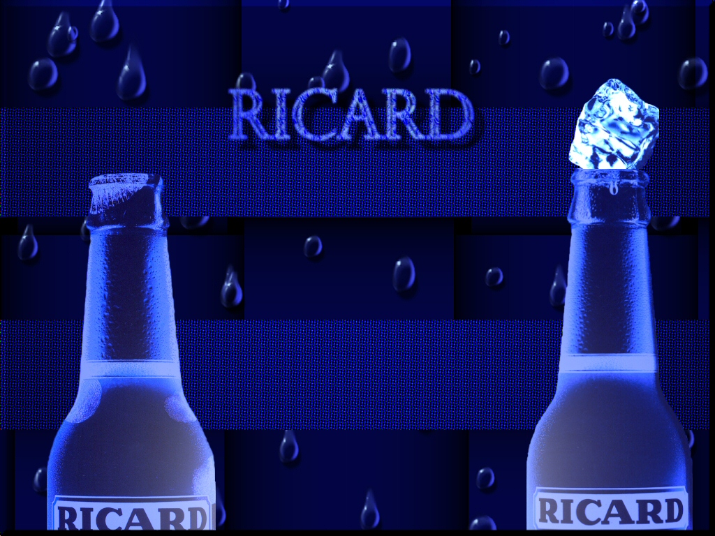 Fonds d'cran Objets Boissons - Alcool Ricard Blue