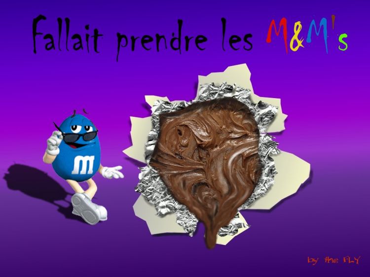 Fonds d'cran Grandes marques et publicit M&m's Fallait prendre les M&M's