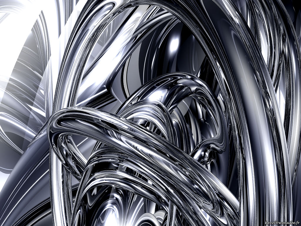 Fonds d'cran Art - Numrique 3D - Bryce Abstract Gris