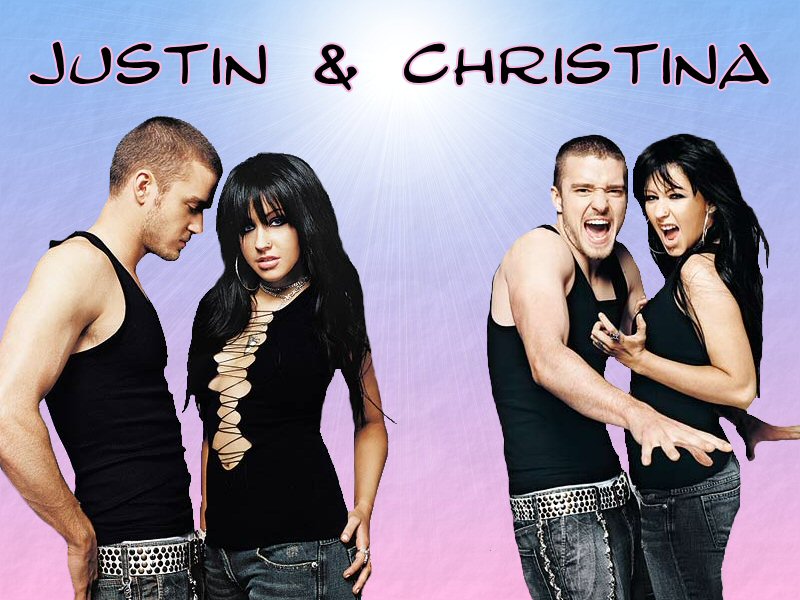 Wallpapers Music Christina Aguilera Christina Aguilera et Justin Timberlake