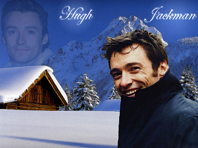 Wallpapers Celebrities Men Hugh Jackman Sjour en montagne