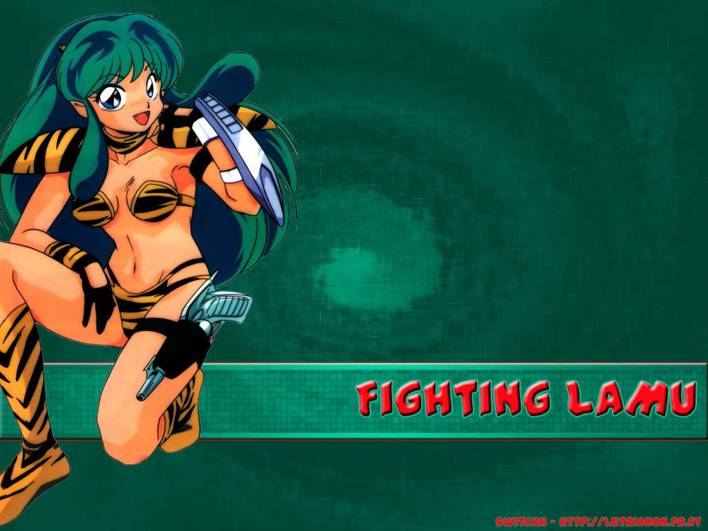 Fonds d'cran Manga Lamu - Urusei Yatsura Fighting Lamu