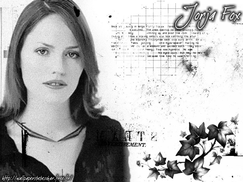 Wallpapers Celebrities Women Jorja Fox Black & White