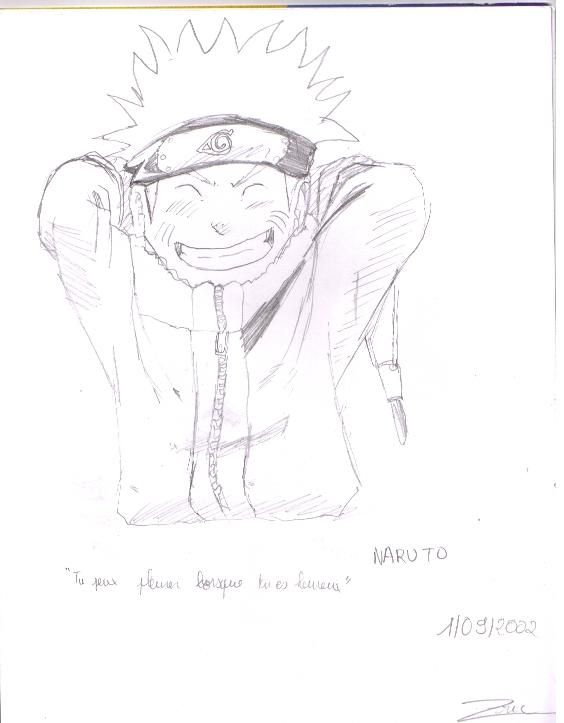 Fonds d'cran Art - Crayon Manga - Naruto naruto