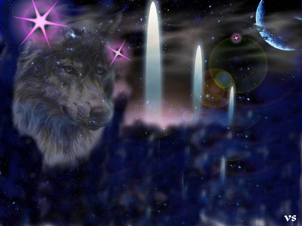 Wallpapers Fantasy and Science Fiction Misc Creatures loup