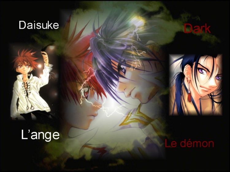 Fonds d'cran Manga DN Angel Daisuke et Dark