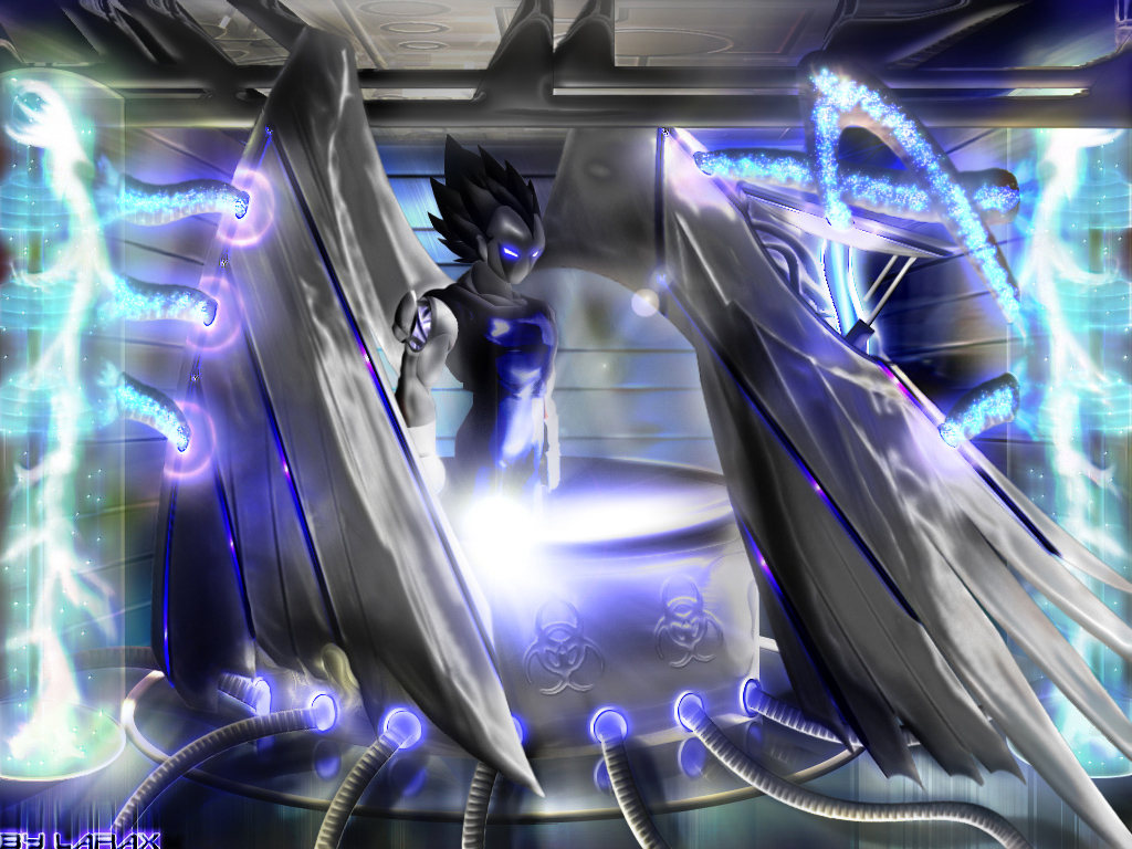 Fonds d'cran Manga Dragon Ball Z cyber angel vegeta