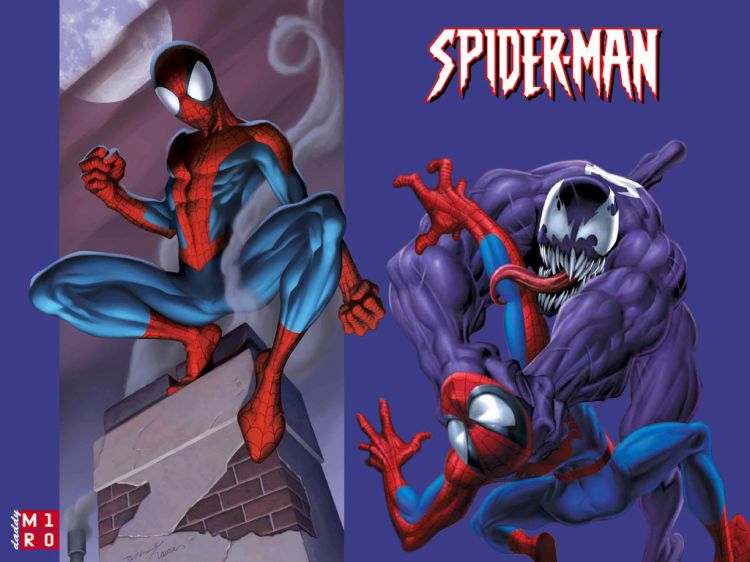 Fonds d'cran Comics et BDs Spider Man SPIDEY VS VENOM