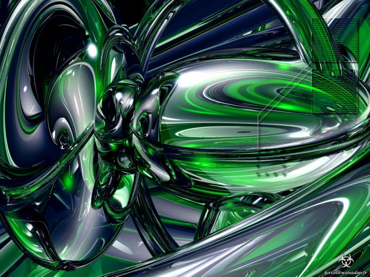 Wallpapers Digital Art 3D - Bryce Abstract five