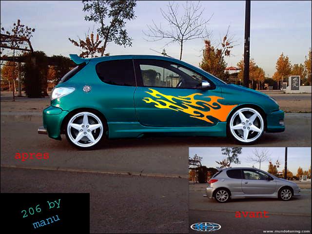 Wallpapers Cars Tuning 206 manu