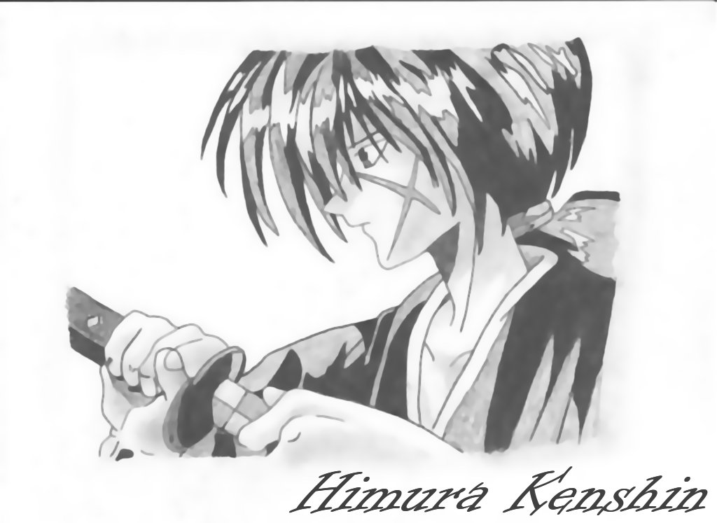 Wallpapers Art - Pencil Manga - Kenshin 