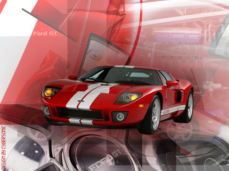 Wallpapers Cars Ford Team Ford GT 'Cybersonic'