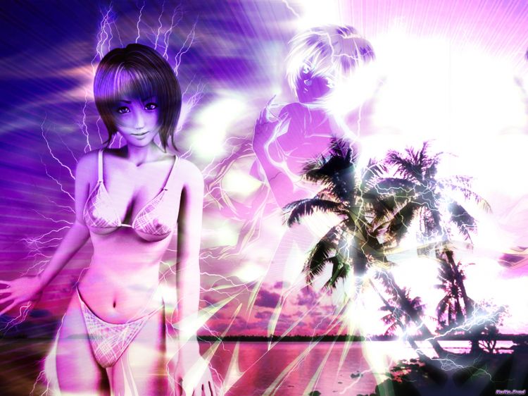 Fonds d'cran Manga Sexy Electrik Beach