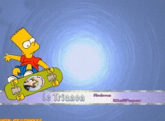 Fonds d'cran Dessins Anims Skating Bart