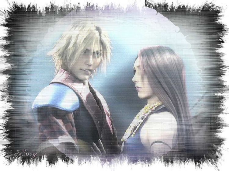 Wallpapers Video Games Final Fantasy X-2 Clad et Yuna ou Shuin et Lenne ?