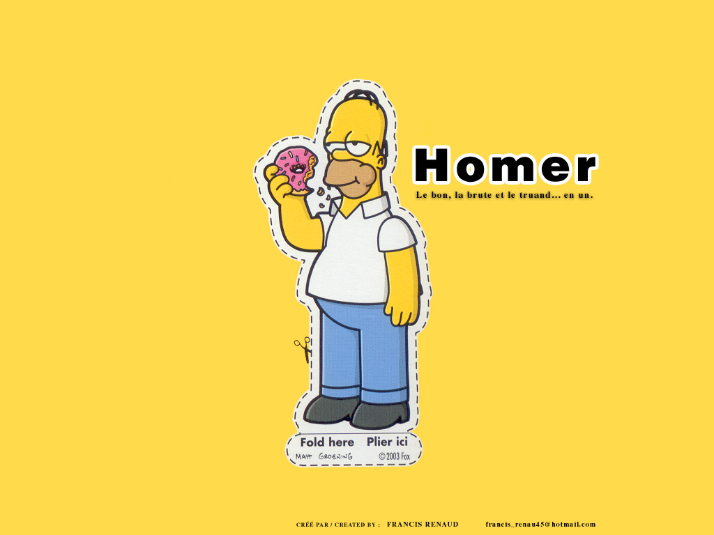 Fonds d'cran Dessins Anims Les Simpsons Homer