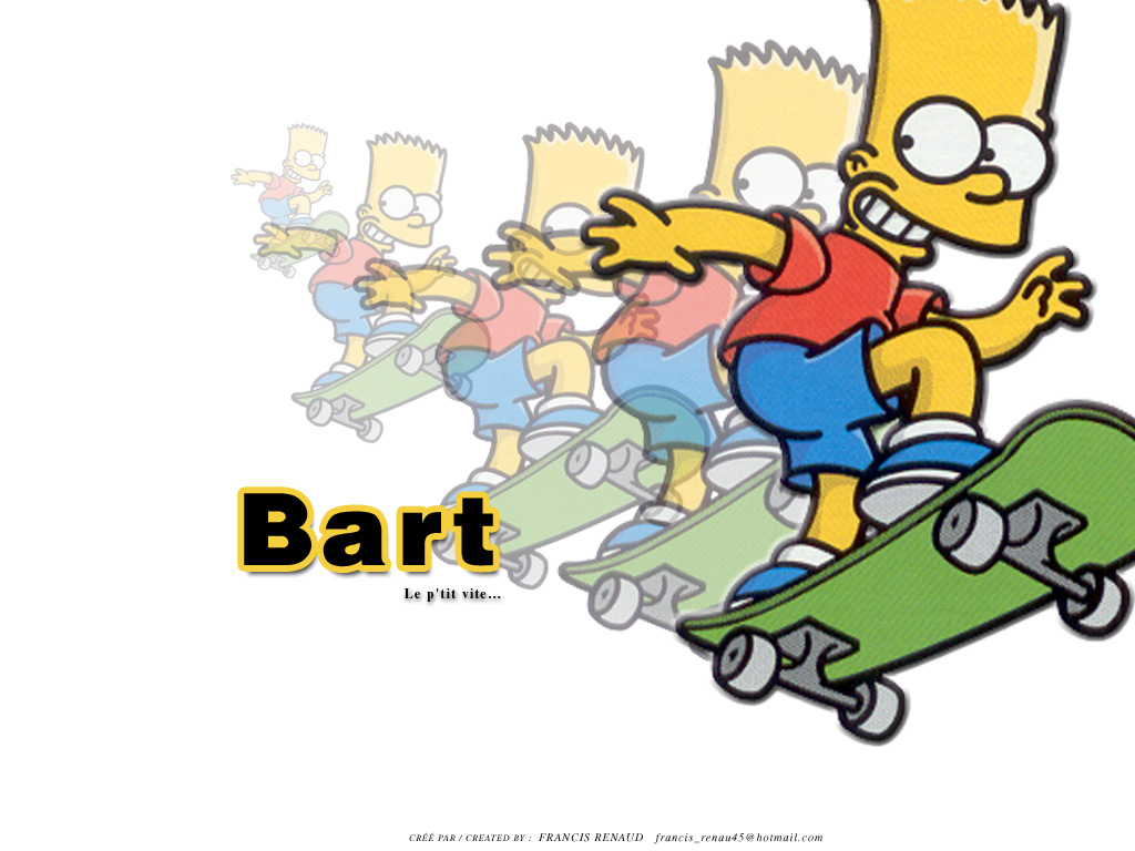 Wallpapers Cartoons The Simpsons Bart