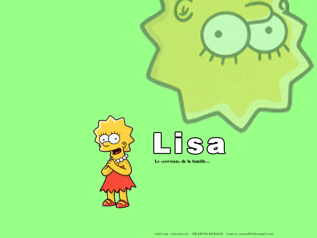 Wallpapers Cartoons The Simpsons Lisa