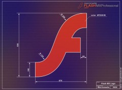 Fonds d'cran Informatique Flash MX - 3a bleu