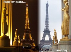 Fonds d'cran Voyages : Europe Paris by night and day