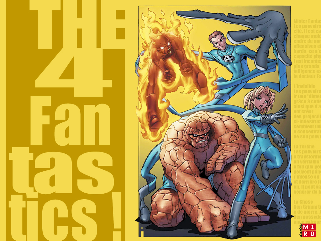 Fonds d'cran Comics et BDs Les 4 Fantastiques 4 Fantastics