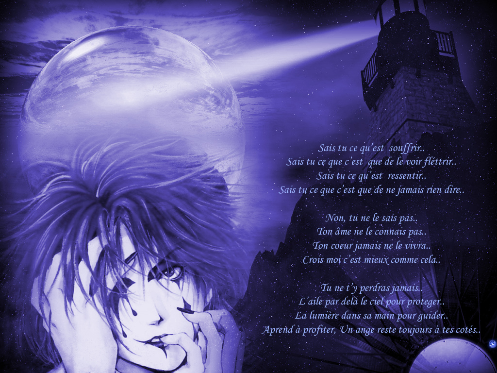 Wallpapers Manga Angel Sanctuary Angel's reflexion..