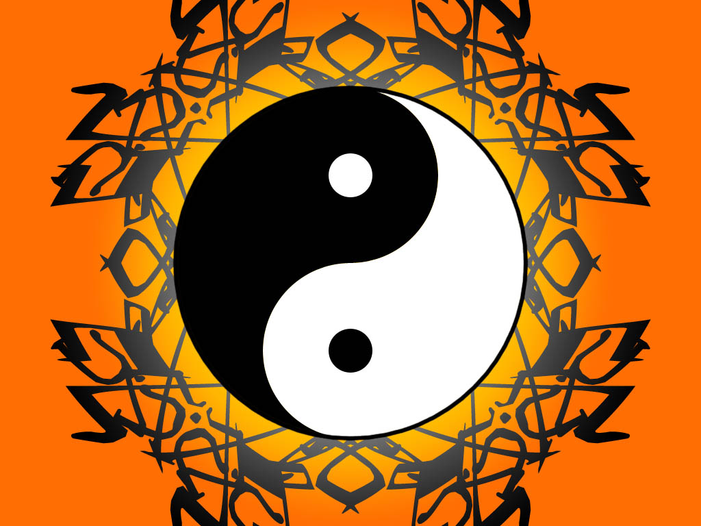 Fonds d'cran Art - Numrique Style Asiatique Ying Yang