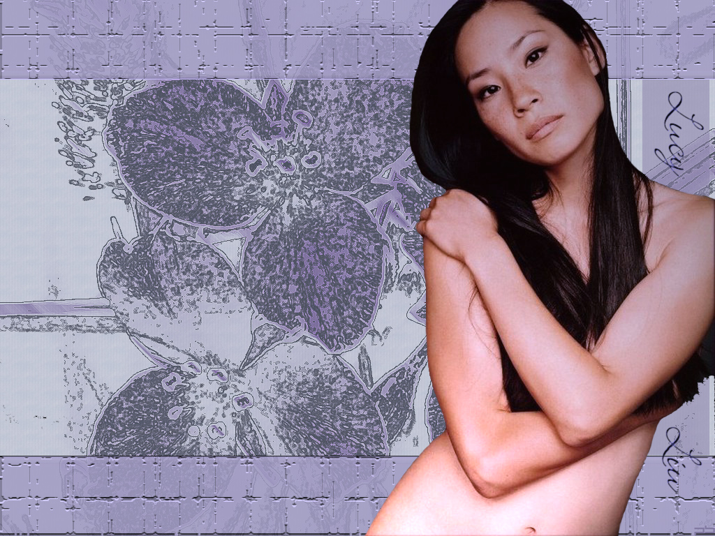 Wallpapers Celebrities Women Lucy Liu Lucy flower