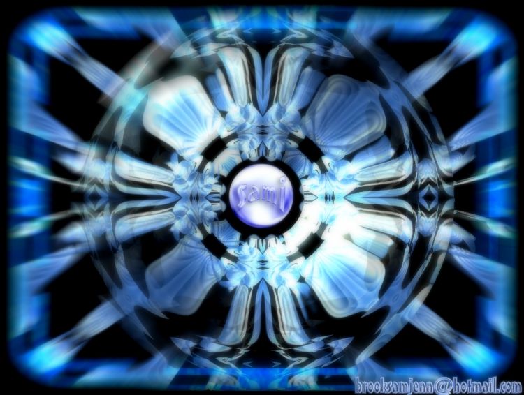 Wallpapers Digital Art Abstract azul