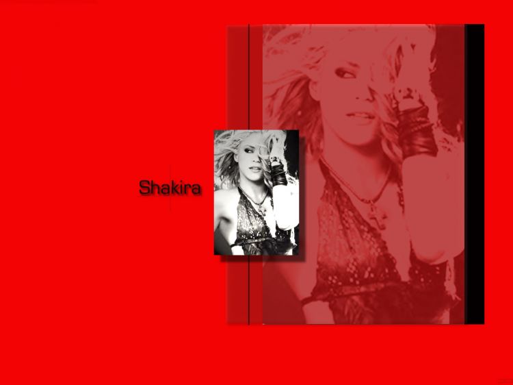 Wallpapers Music Shakira Shakira red