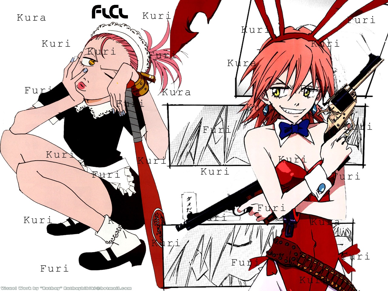 Wallpapers Cartoons FLCL - Furi Kuri Ruthay FLCL 03