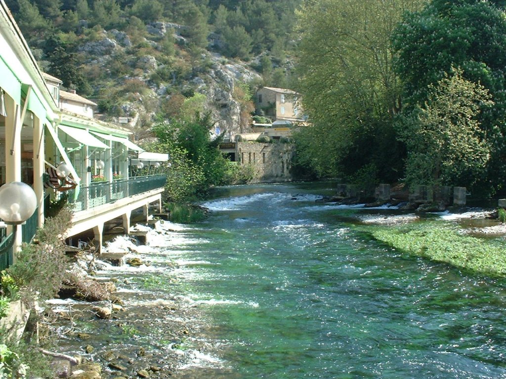 Wallpapers Nature Rivers - Torrents Fontaine-de-Vaucluse