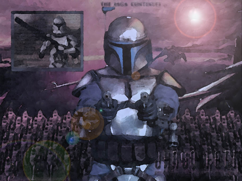 Wallpapers Movies Star Wars : Episode II - Attack of the Clones Jango Fett BD