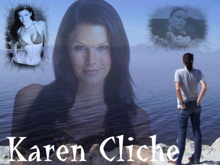 Wallpapers Celebrities Women Karen Cliche que dire  pars que c Karen!