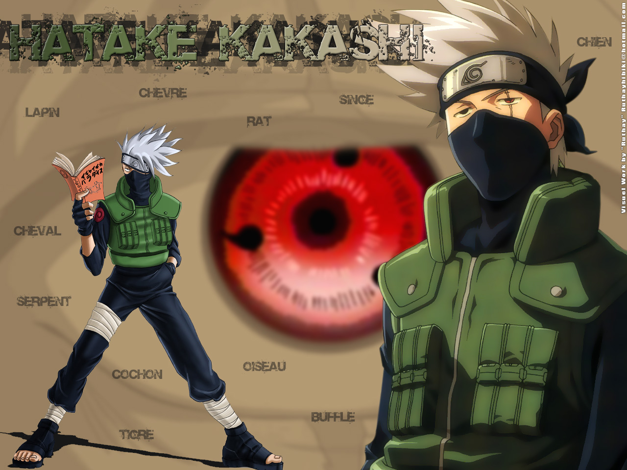 Fonds d'cran Manga Naruto Ruthay Naruto Hatake Kakashi 01