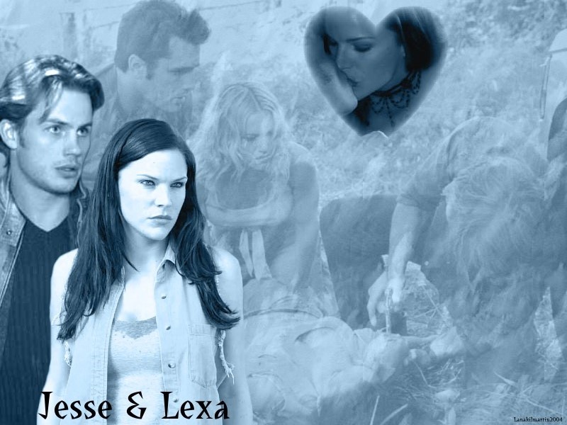 Wallpapers TV Soaps Mutant X Jesse et Lexa, tendrement!!