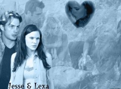 Wallpapers TV Soaps Jesse et Lexa, tendrement!!