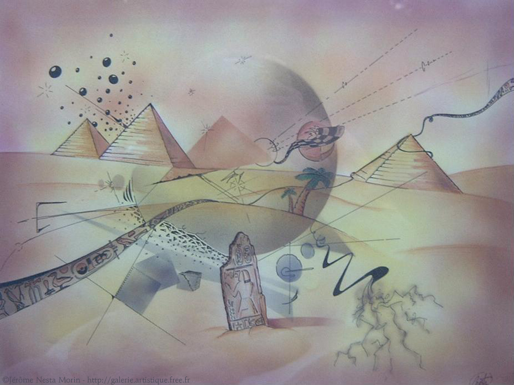 Wallpapers Art - Pencil Symbolism, Surrealism & onirism EGYPTA