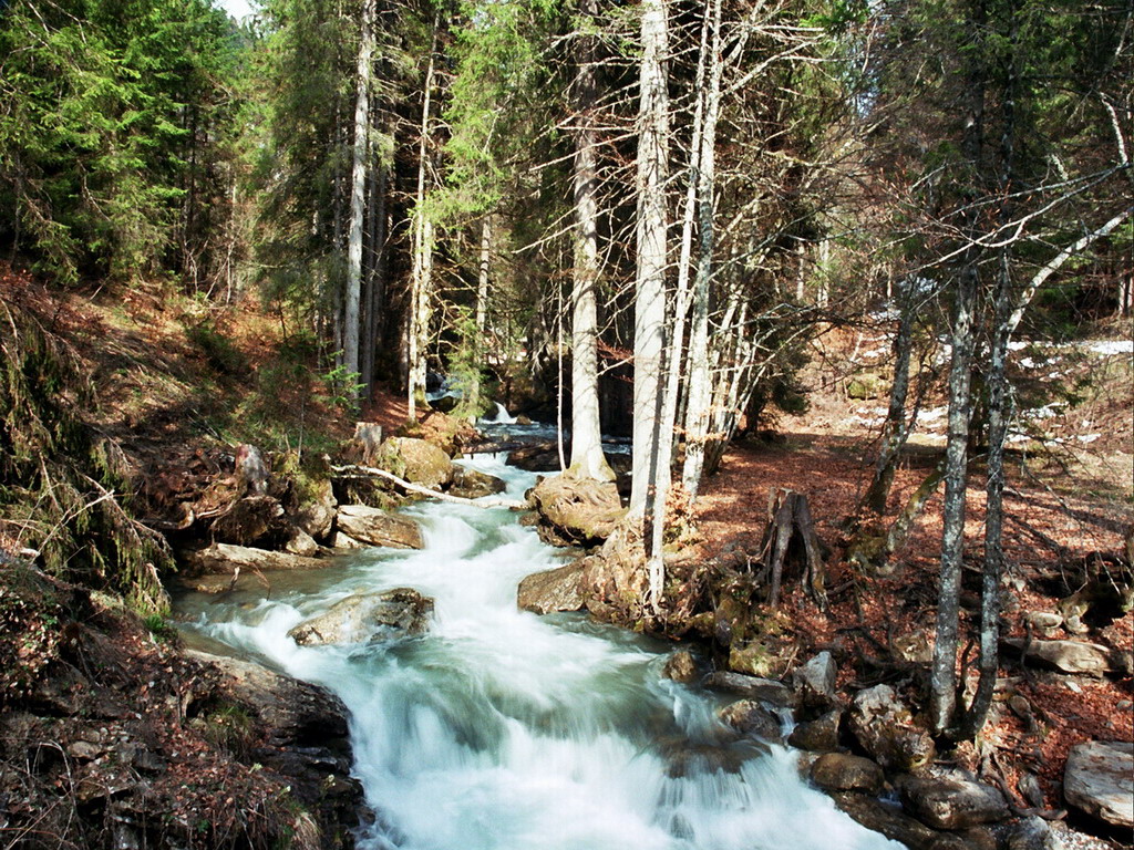 Wallpapers Nature Mountains Riviere des Alpes (Haute-Savoie)